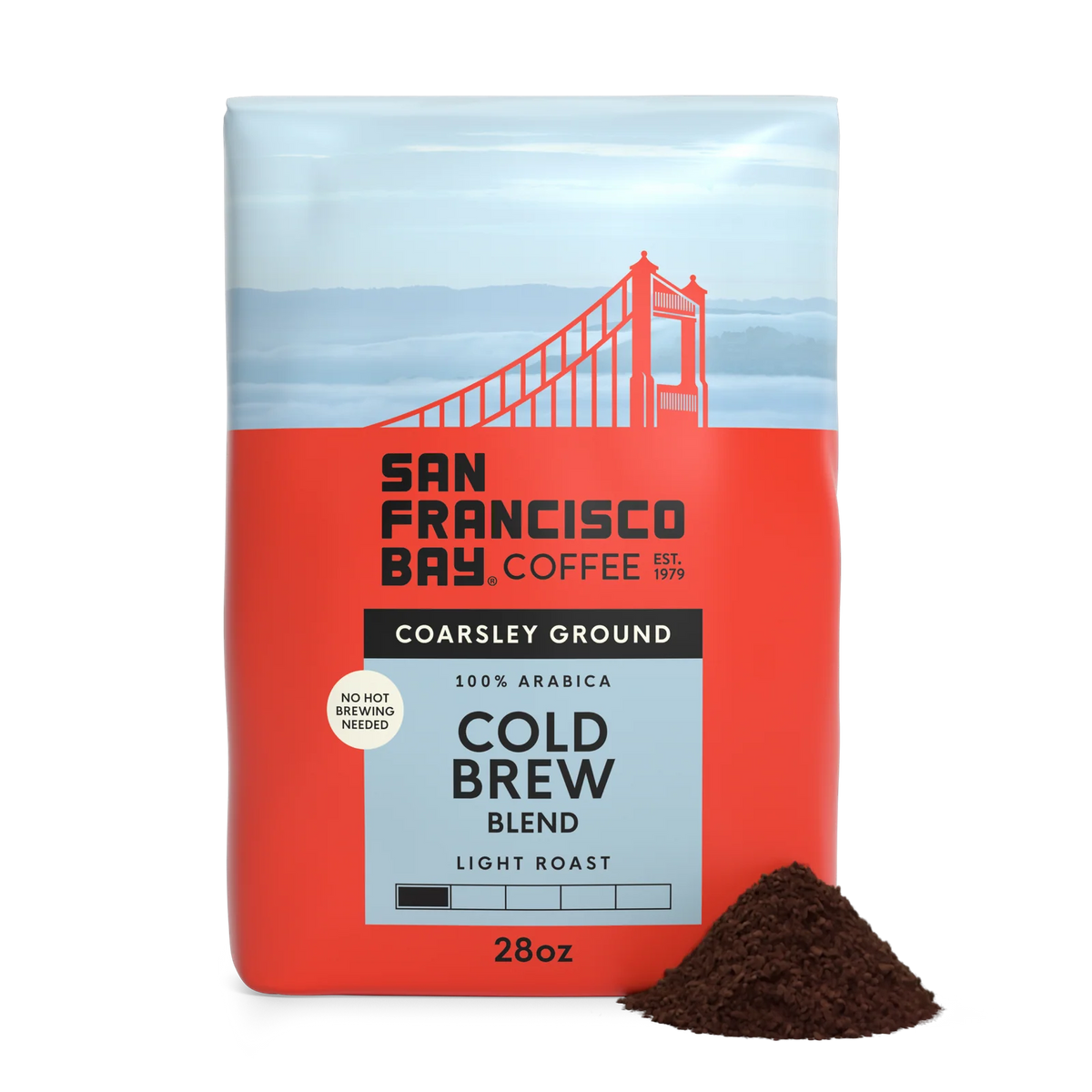Light Roast Ground Coffee for Cold Brew with Brown Sugar, Sun-Dried Fruit and Cocoa Tasting Notes