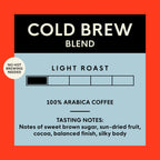 Light Roast Ground Coffee for Cold Brew with Brown Sugar, Sun-Dried Fruit and Cocoa Tasting Notes