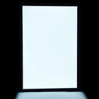 Lightbox Picture Frame for 16 x 24 Inch Artwork with Built-In LED Lighting and a Black Snap-Open Bord — Bright White Lightbox
