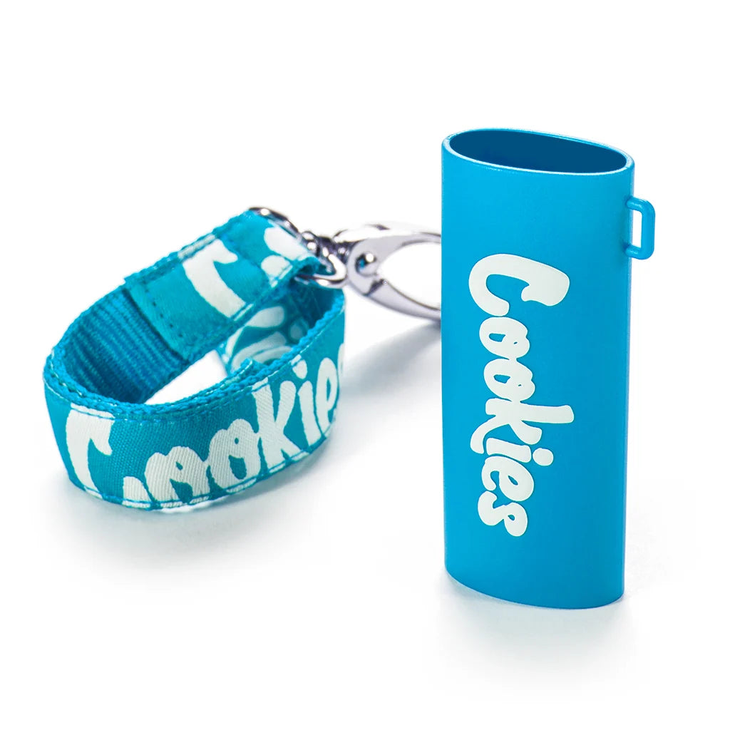 Lighter Holder with Short Lanyard in Blue or Red, Compact Everyday Carry Accessory for Keeping a Lighter Clo — BLUE / No Size