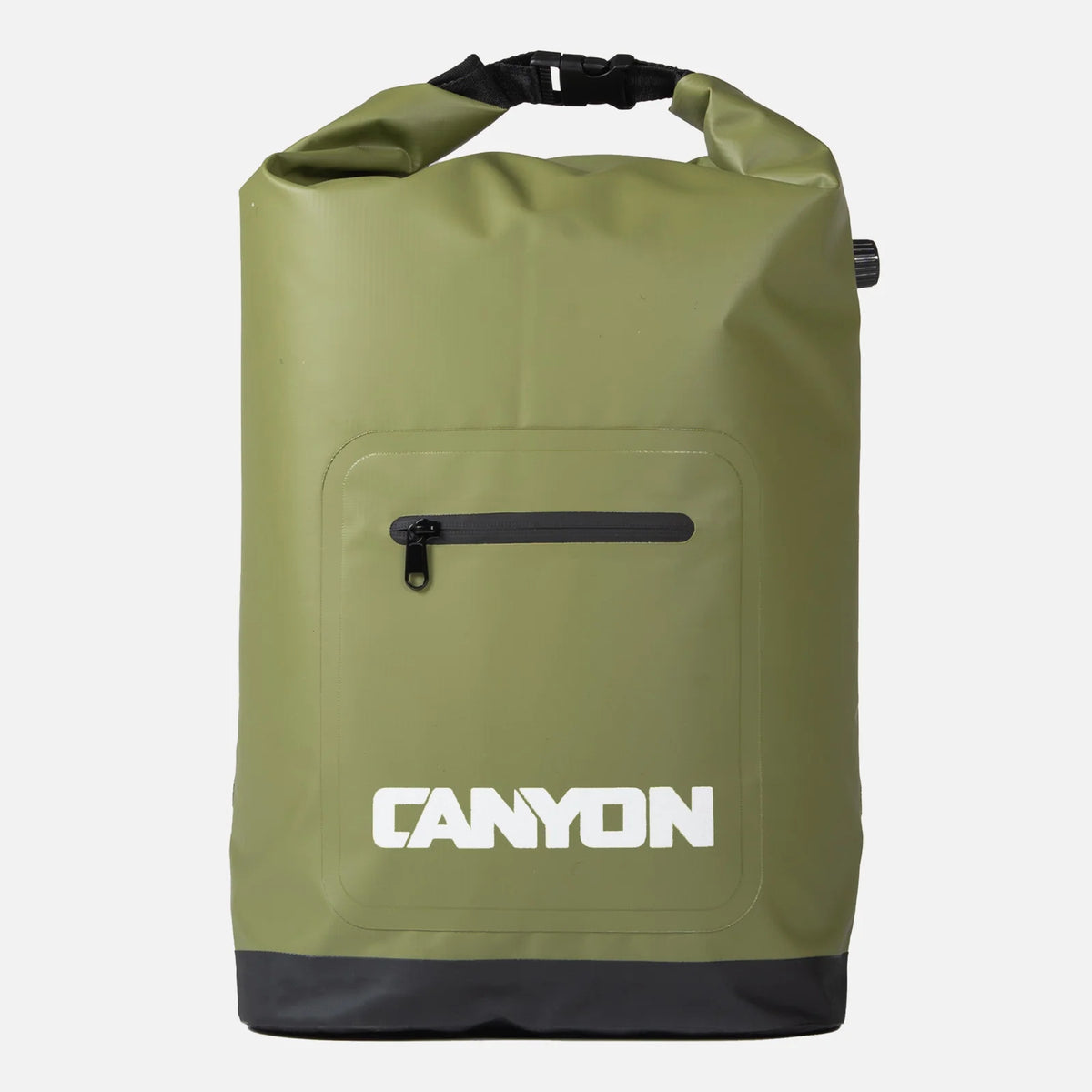 Lightweight Backpack Cooler with a Roll-Top Opening and Adjustable Air Valve for Hands-Free River Days