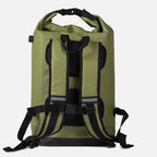 Lightweight Backpack Cooler with a Roll-Top Opening and Adjustable Air Valve for Hands-Free River Days