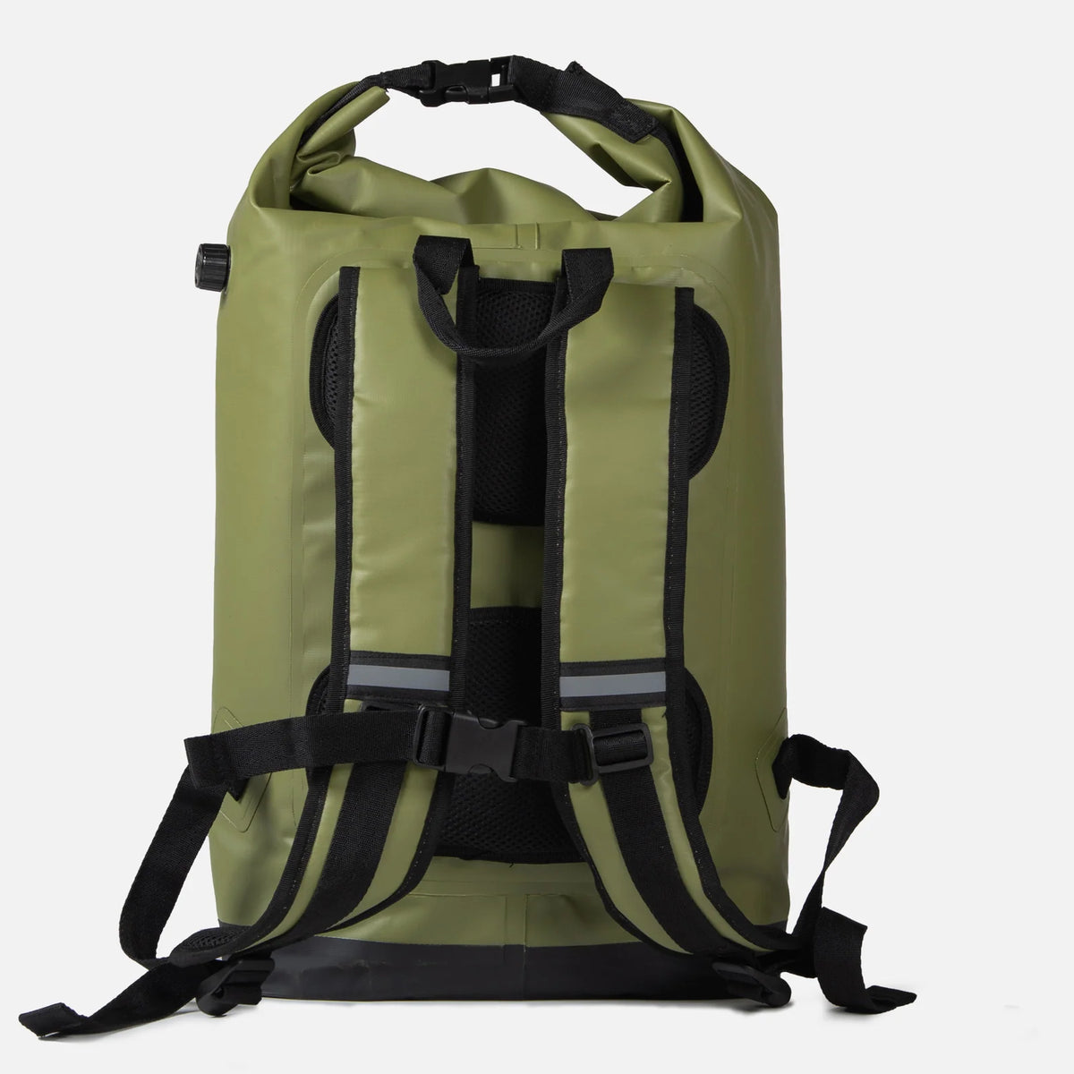 Lightweight Backpack Cooler with a Roll-Top Opening and Adjustable Air Valve for Hands-Free River Days