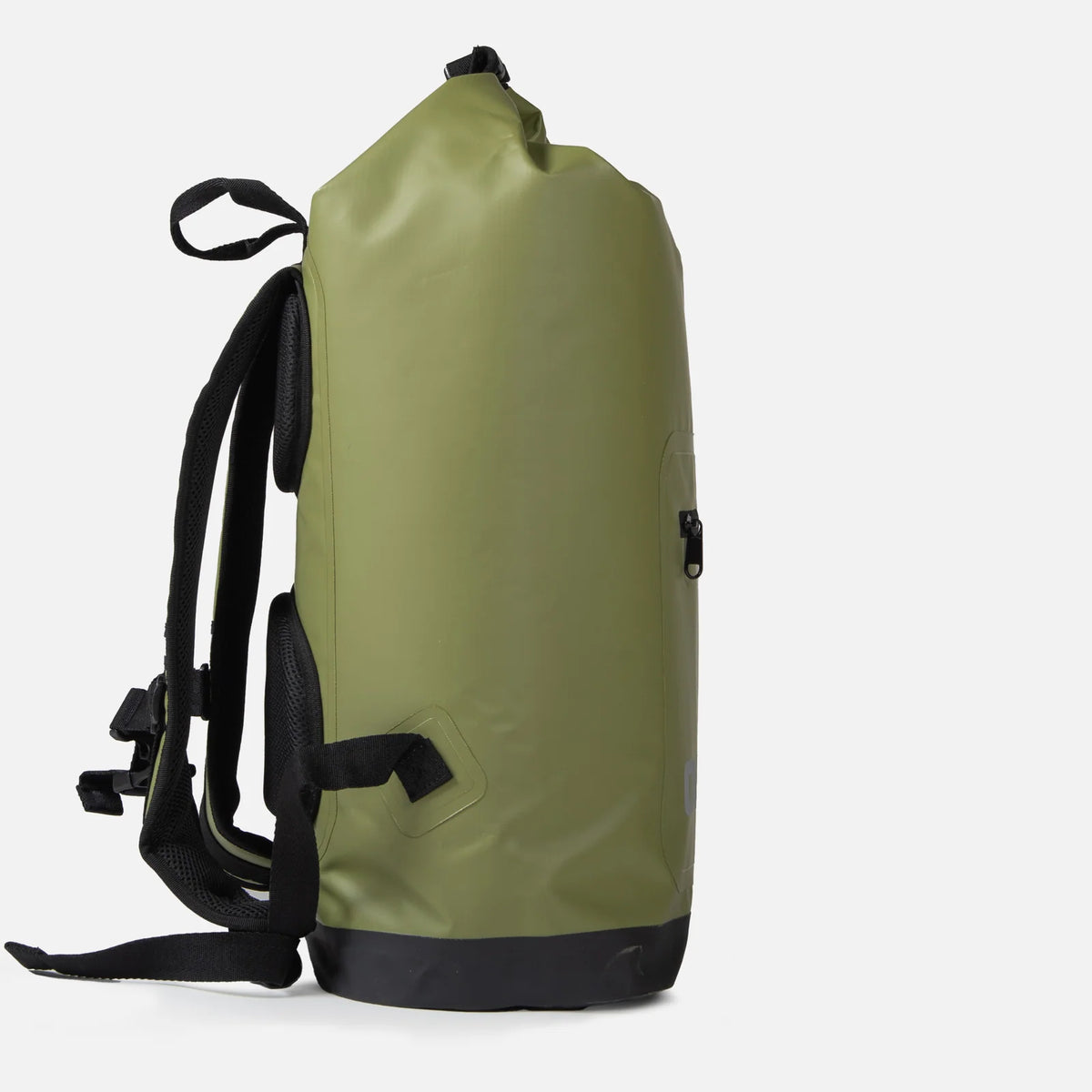 Lightweight Backpack Cooler with a Roll-Top Opening and Adjustable Air Valve for Hands-Free River Days