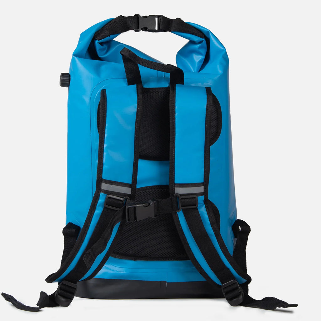 Lightweight Backpack Cooler with a Roll-Top Opening and Adjustable Air Valve for Hands-Free River Days