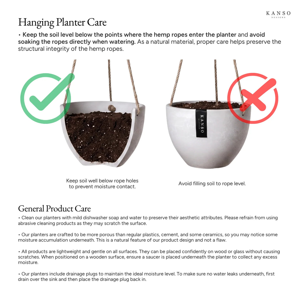 Lightweight Hanging Planter