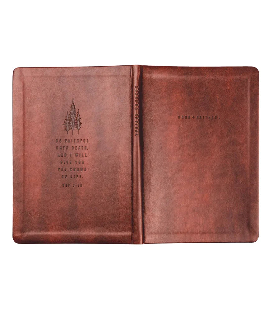 Lined Prayer Journal with a Flexible Soft Cover and Good + Faithful Design for Notes and Reflection