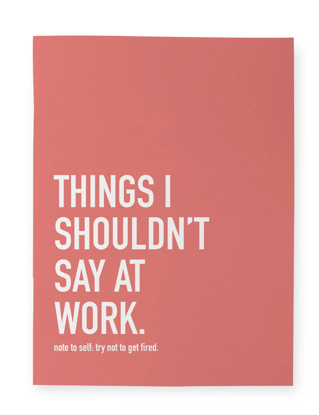 Lined Work Notebook with 48 Pages, 6 x 8 Inch Format and an 80 lb Linen Textured Paper Cover