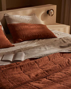 Linen Fitted Sheet in Natural, Pre-Washed European Flax Linen