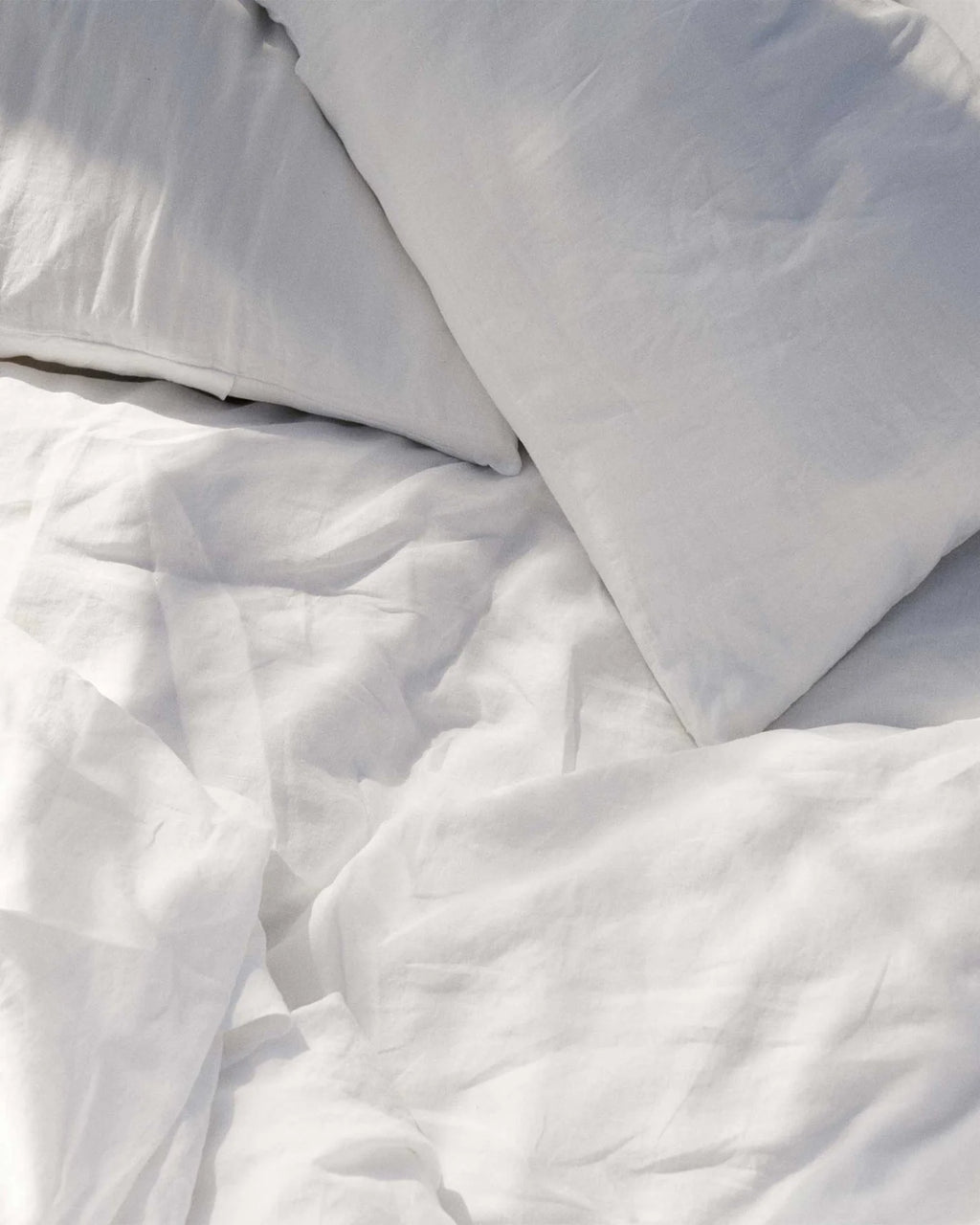 Linen Flat Sheet in White