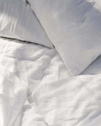 Linen Flat Sheet in White