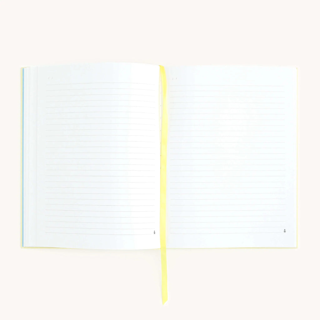 Linen Journal in Yellow