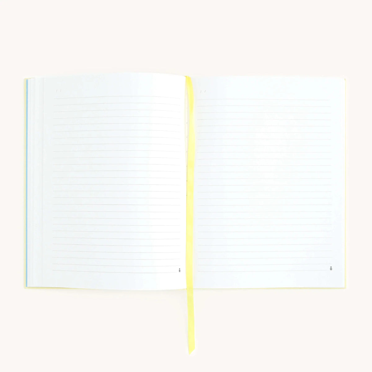 Linen Journal in Yellow