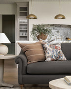 Linen Pillow Cover in Rust