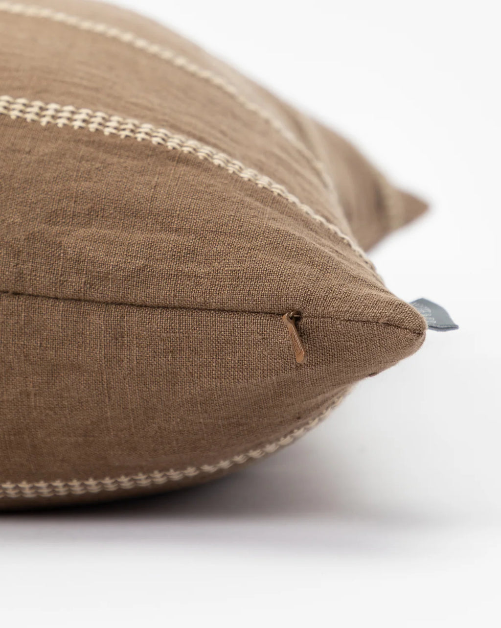 Linen Pillow Cover in Rust