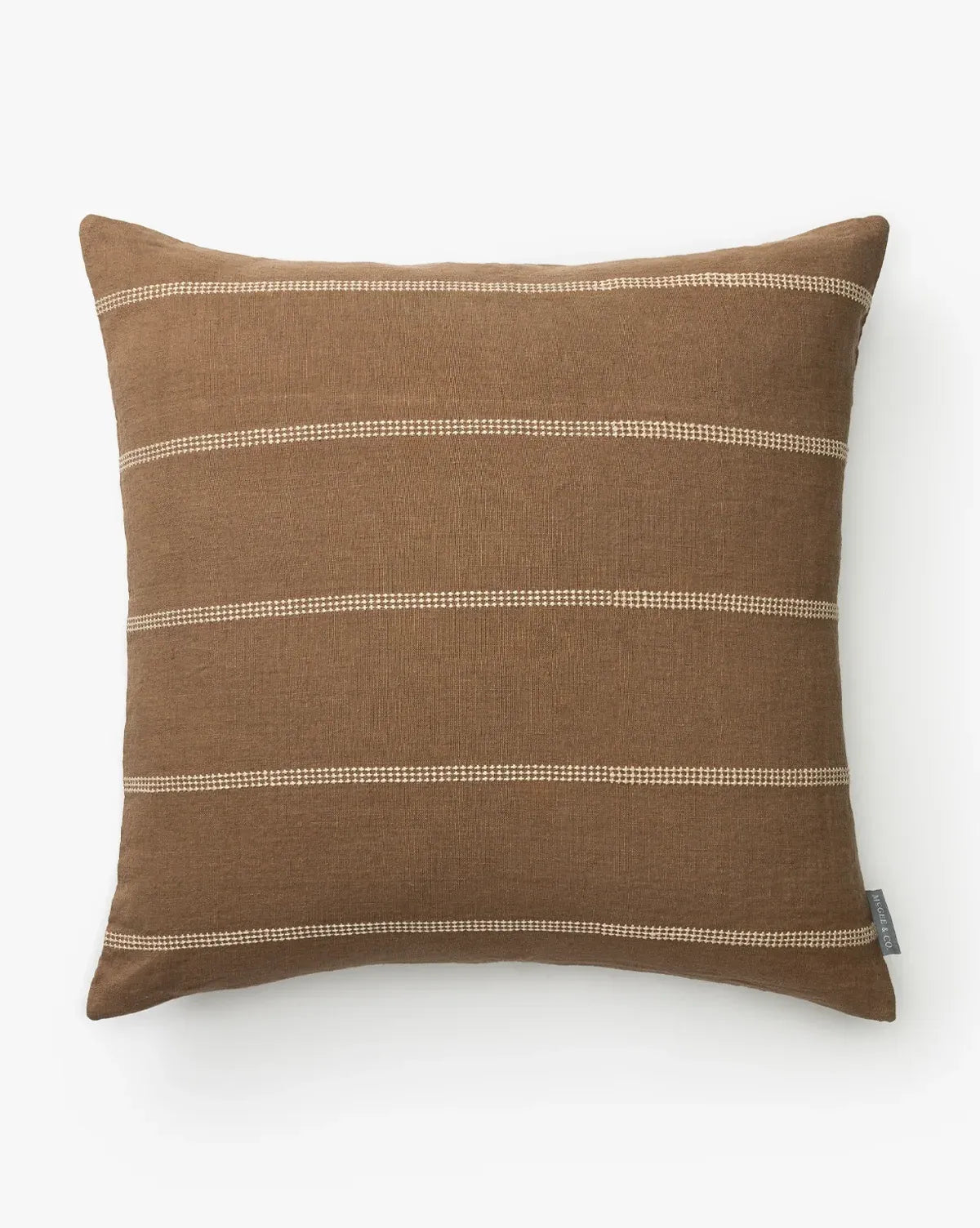 Linen Pillow Cover in Rust
