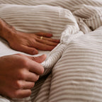 Linen Sheet Set in Dried Grass with 100% European Flax, Garment-Washed Softness, and Full to Cali King Sizes