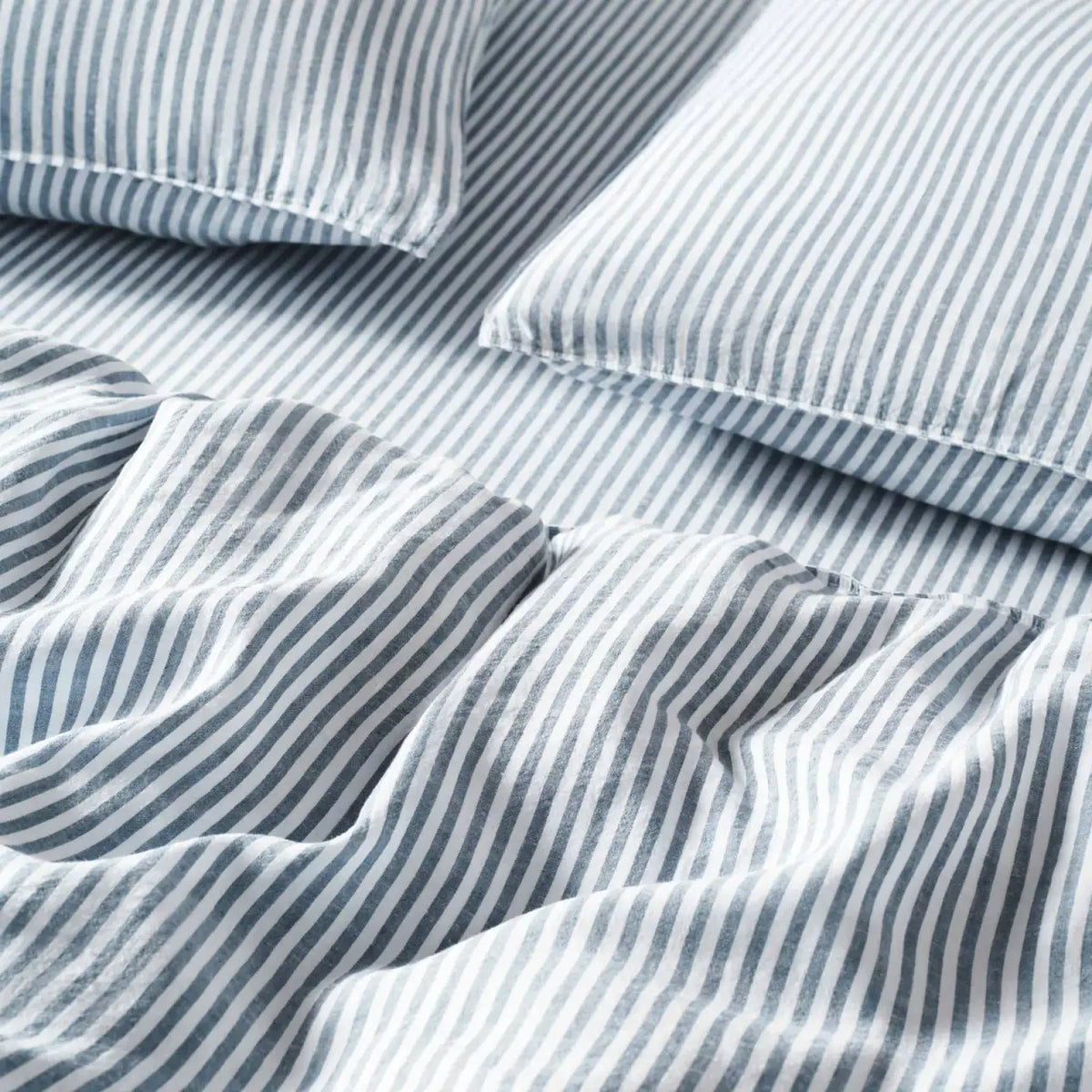 Linen Sheet Set in Dried Grass with 100% European Flax, Garment-Washed Softness, and Full to Cali King Sizes