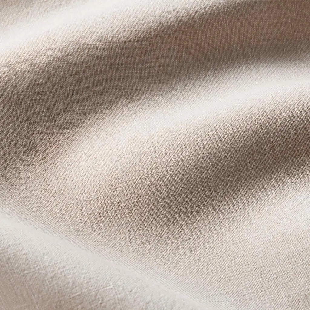 Linen Sheet Set in Dried Grass with 100% European Flax, Garment-Washed Softness, and Full to Cali King Sizes