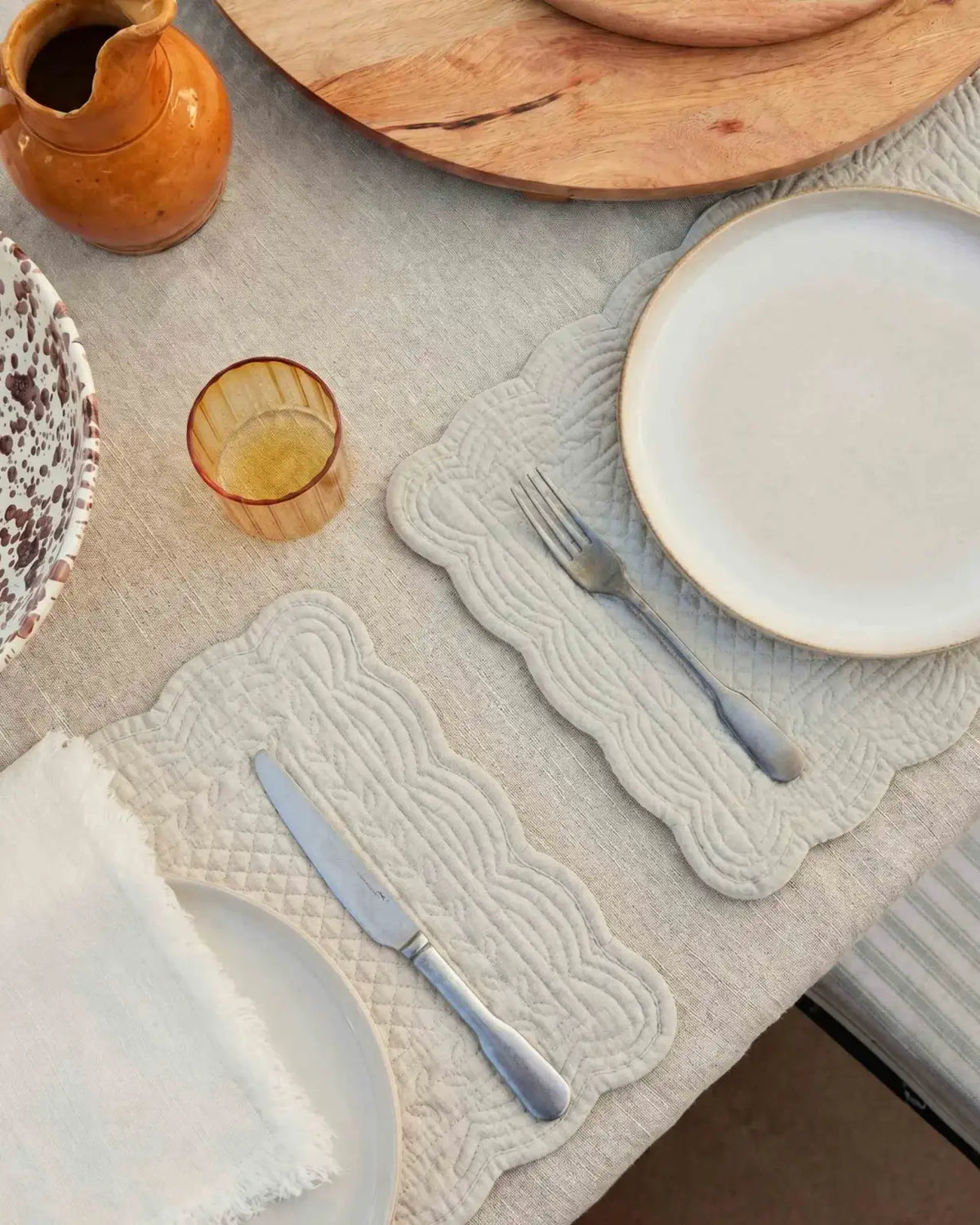Linen Tablecloth in Natural European Flax, Pre-Washed