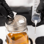 Liquid Culture Expansion Kit with 300ml Sterilized Media, Injection Port, Filtered Lid and Sterile Syringe