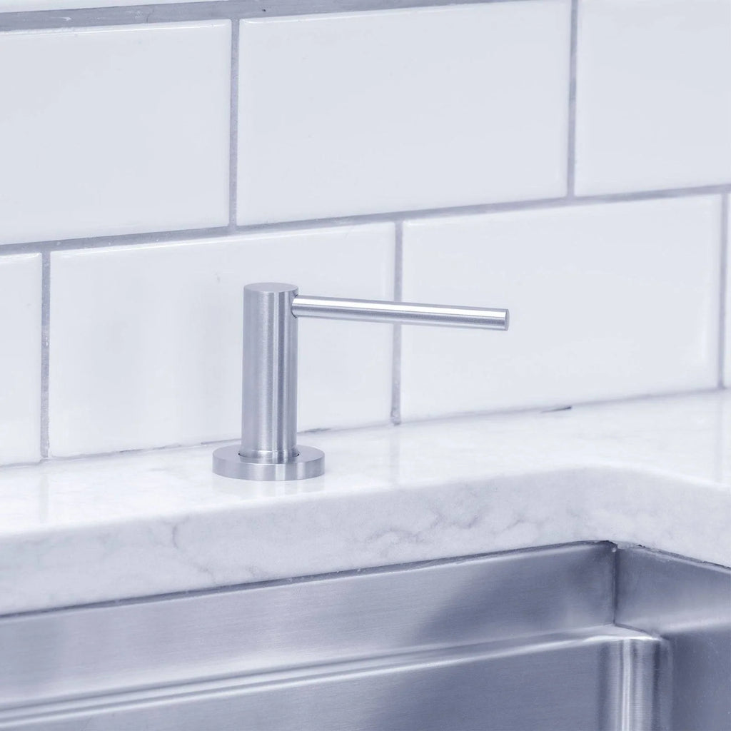 Liquid Dish Soap Dispenser in Brushed 304 Stainless Steel