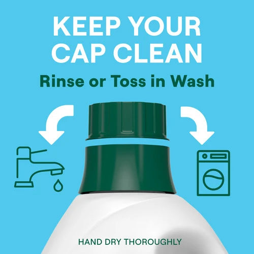 Liquid Laundry Detergent, 2x Concentrated Formula for HE and Cold-Water Washing in Lavender, Free & Clear, or Fresh Citrus