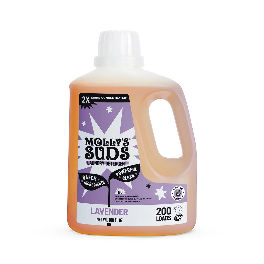 Liquid Laundry Detergent, 2X Concentrated Formula for Sensitive Skin and 100 or 200 Load Washing