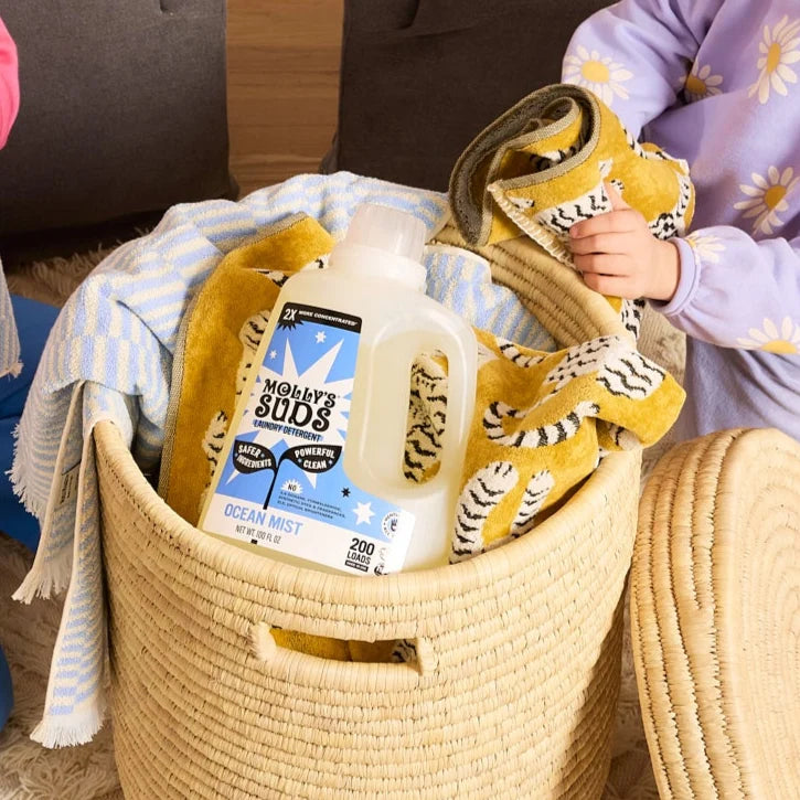 Liquid Laundry Detergent, 2X Concentrated Formula for Sensitive Skin and 100 or 200 Load Washing