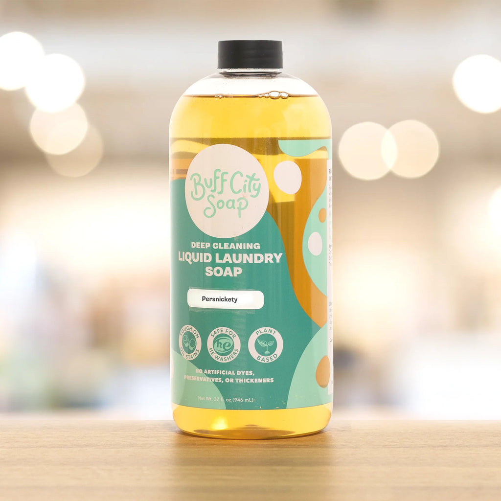 Liquid Laundry Soap with Plant-Based Ingredients and a Fruity Blood Orange and Cactus Flower Scent