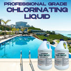 Liquid Pool Chlorine with 12.5% Sodium Hypochlorite for Algae Control and Routine Pool Chlorination