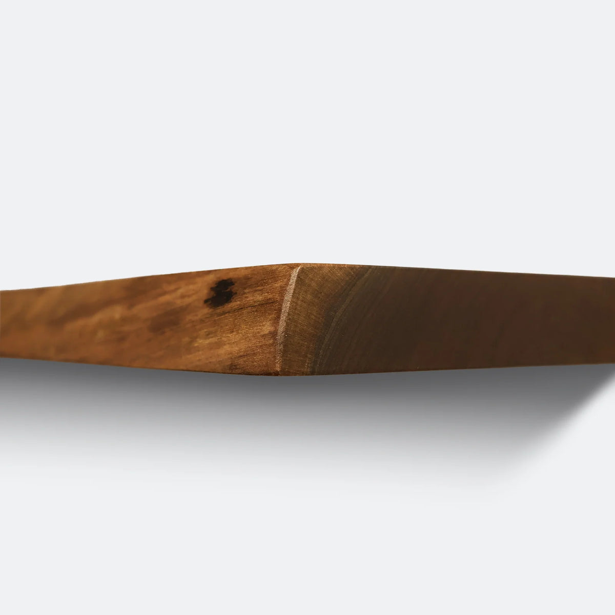 Live Edge Walnut Hardwood Floating Shelves, 1.75-Inch Solid Wood Wall Display Shelves in Custom Widths and Depths — 12 / 12