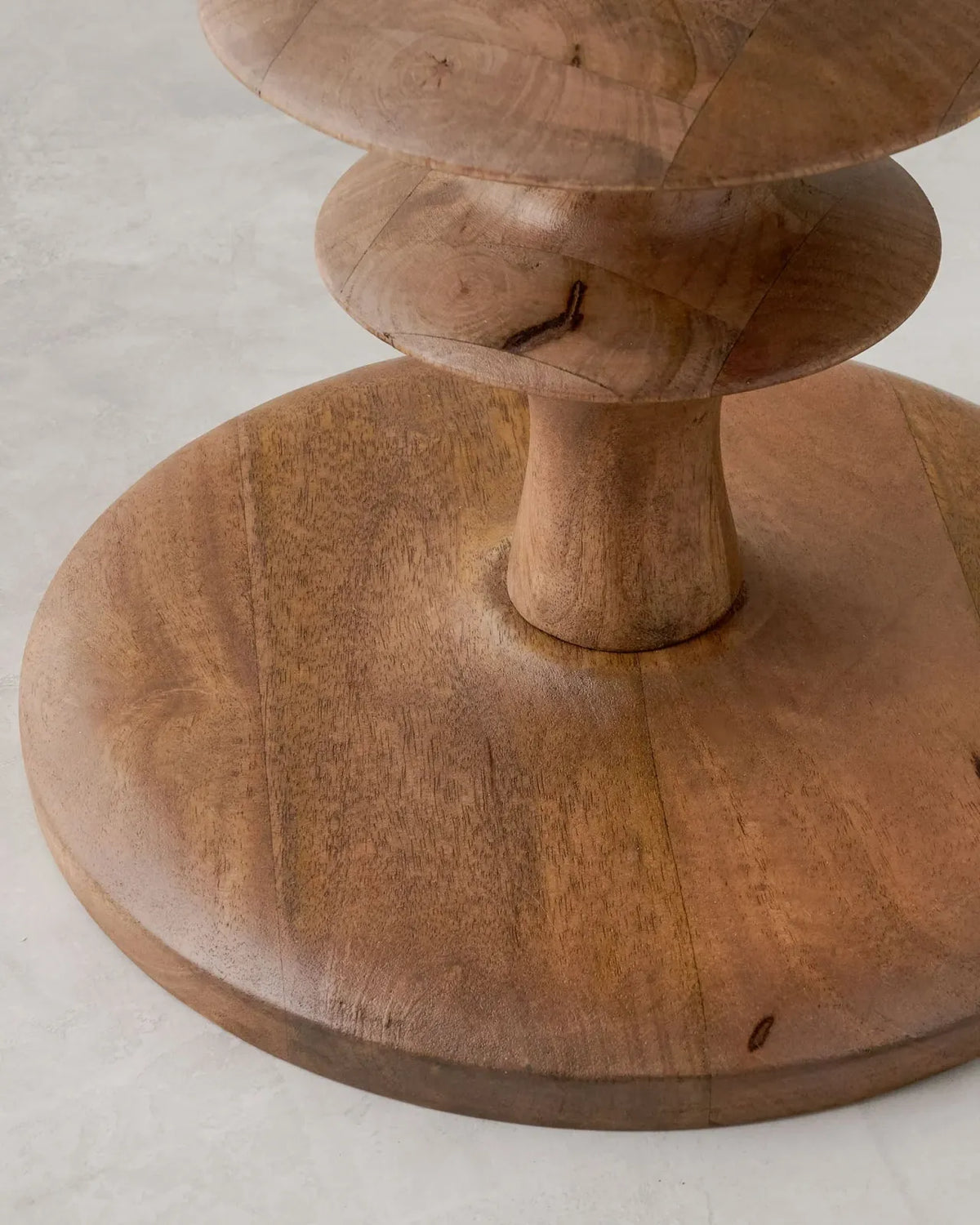 Living Room Side Table in Solid Mango Wood