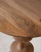 Living Room Side Table in Solid Mango Wood