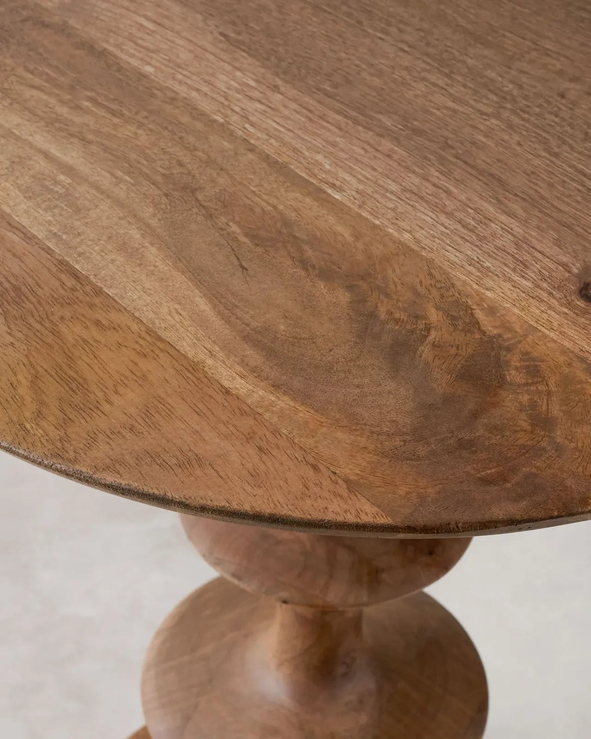 Living Room Side Table in Solid Mango Wood
