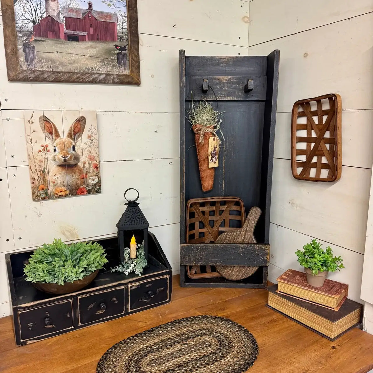 Log Cabin Wall Box