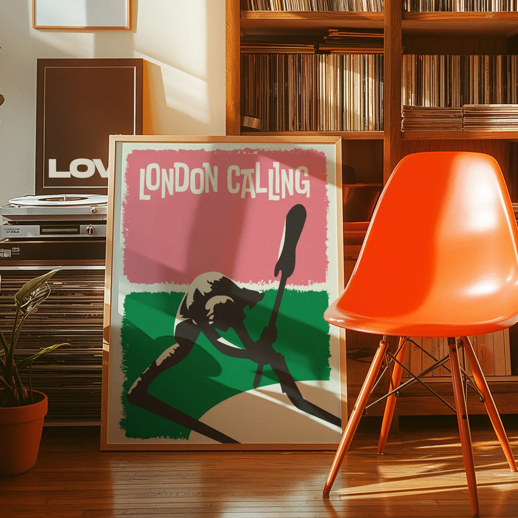 London Calling Music Poster