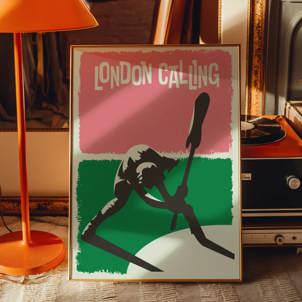 London Calling Music Poster
