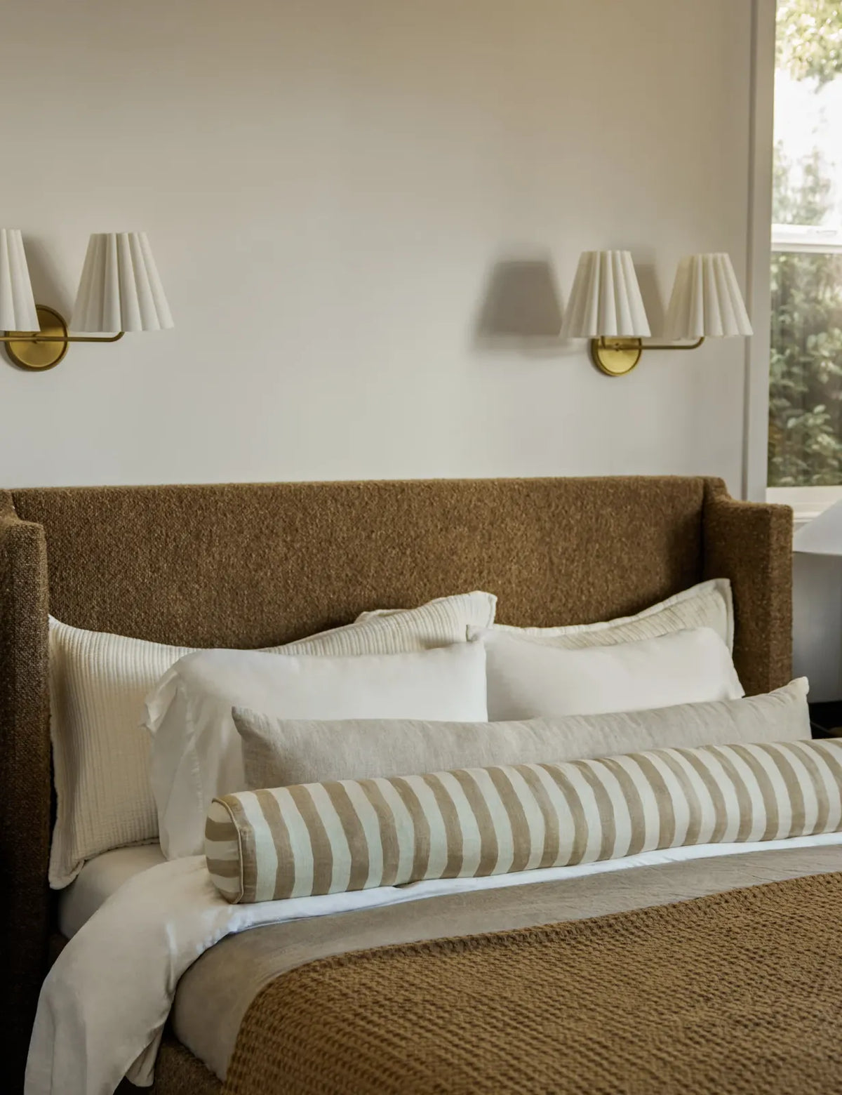 Long Bolster Pillow in Linen