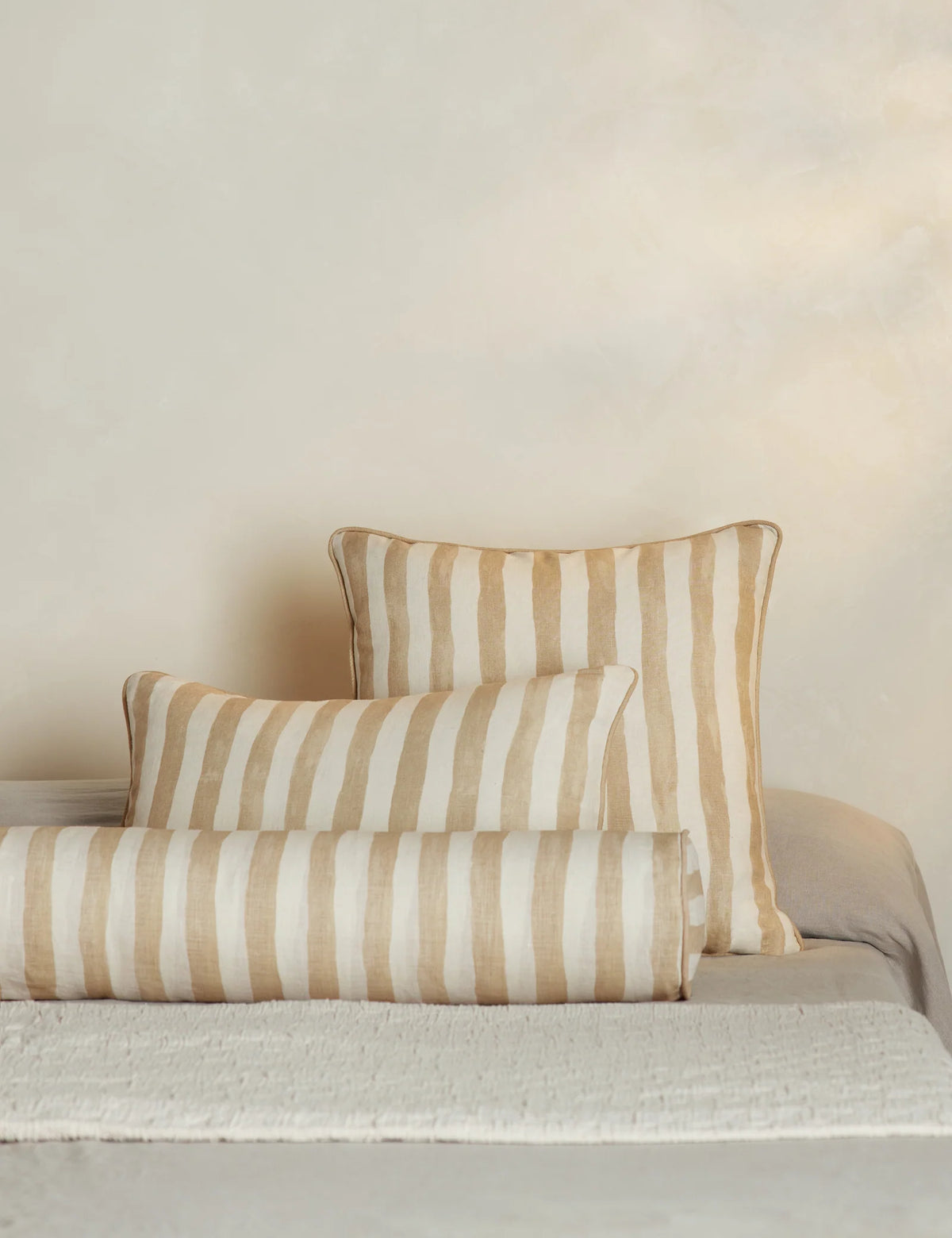 Long Bolster Pillow in Linen