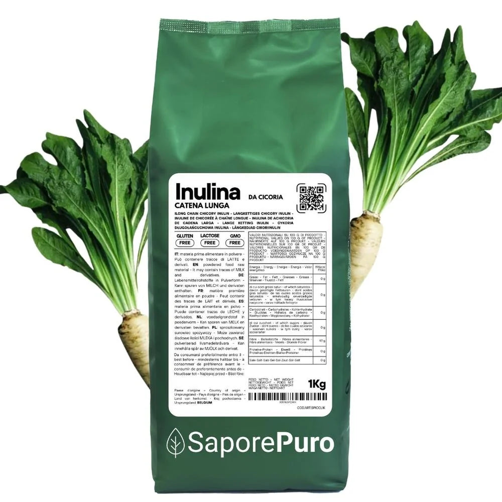 Long-Chain Inulin Powder from European Chicory Root, 1 kg