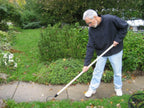 Long Handle Weeder and Cultivator for Standing Garden Work and Weeding Between Tightly Spaced Plants