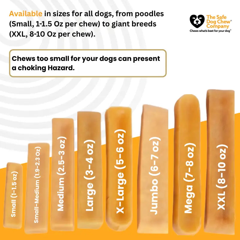 Long-Lasting Yak Cheese Dog Chews in Multiple Sizes and 3, 5, 10, or 20-Chew Packs · Yak Sticks
