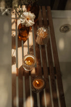 Loose Beeswax Tea Light Candles Hand-Poured in California