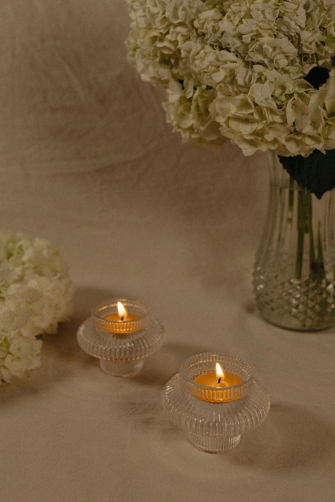 Loose Beeswax Tea Light Candles Hand-Poured in California