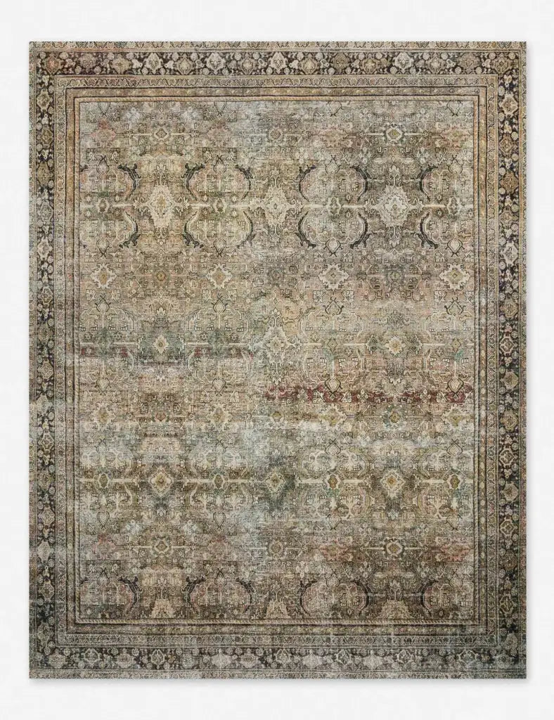 Low-Pile Traditional Rug