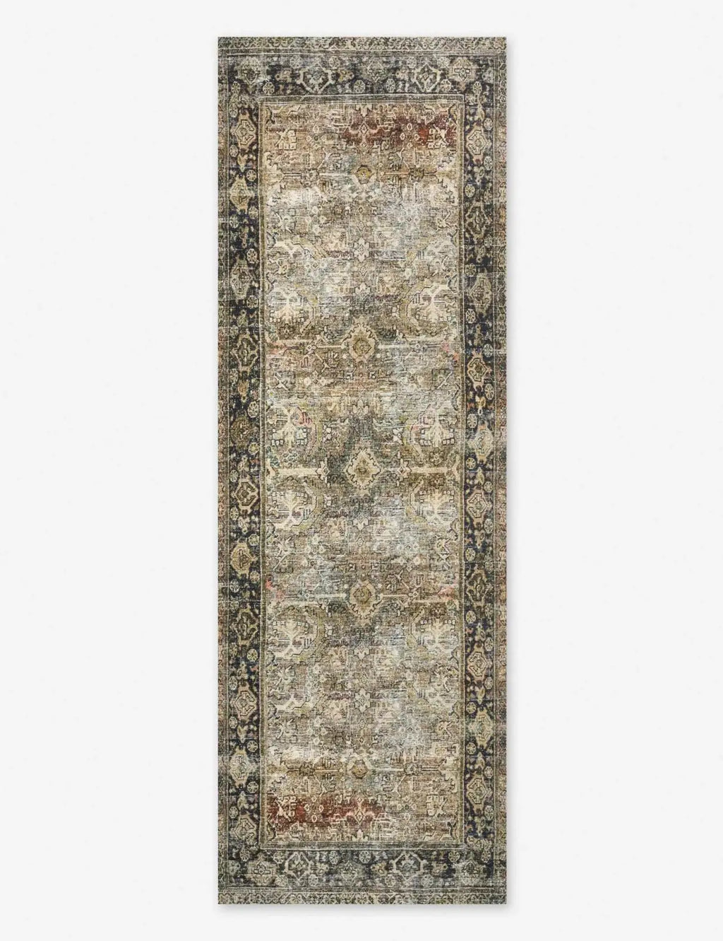 Low-Pile Traditional Rug