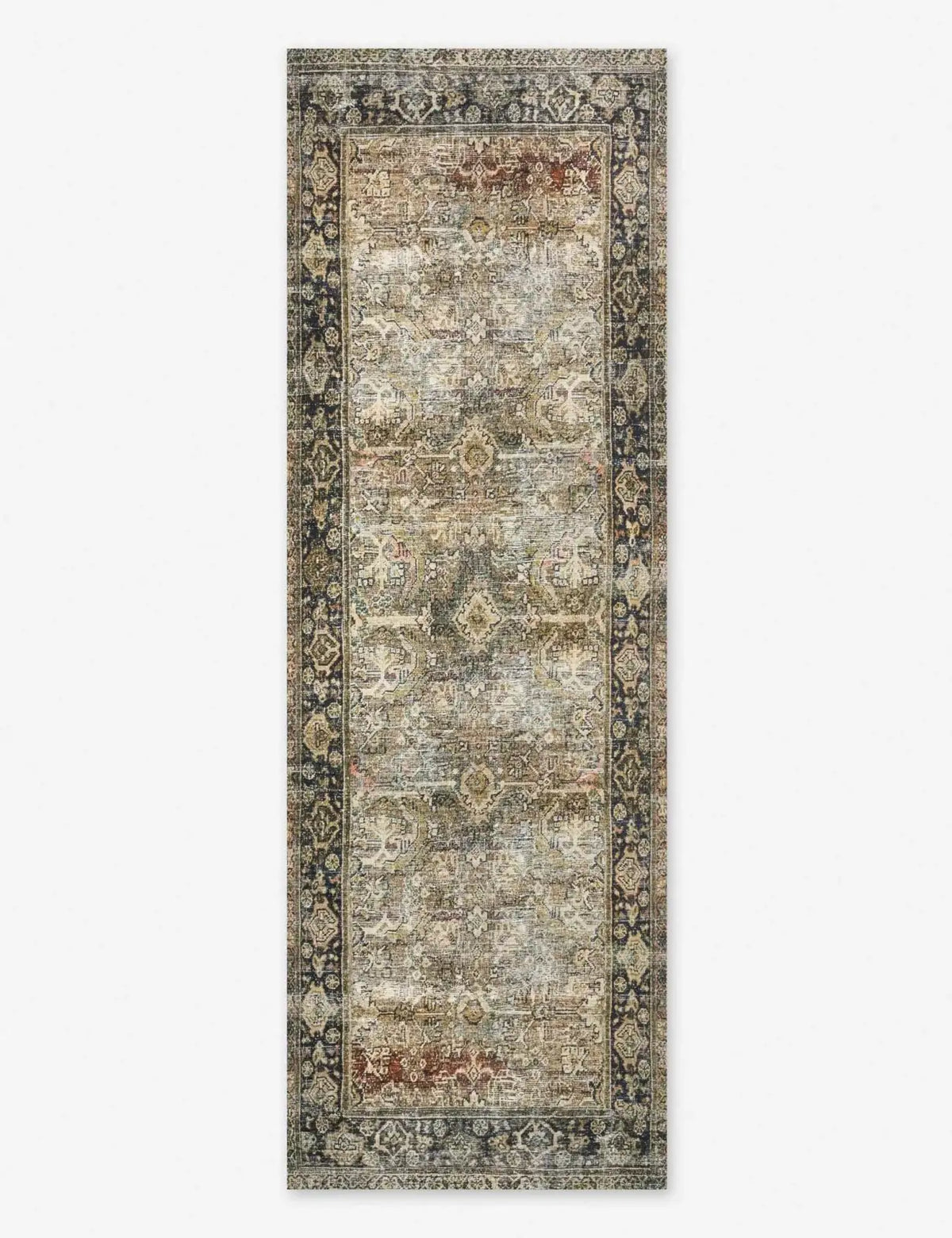 Low-Pile Traditional Rug