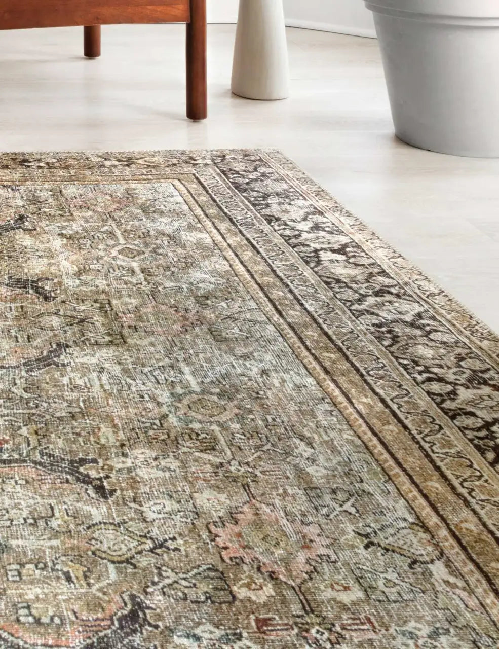 Low-Pile Traditional Rug