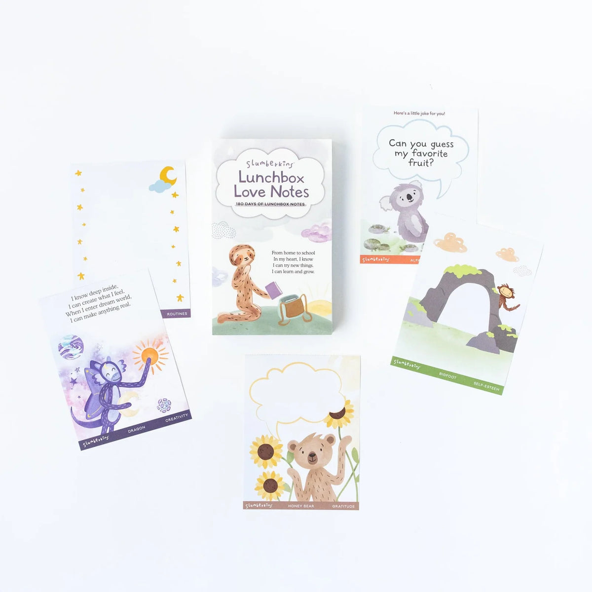 Lunch Box Notes for Kids with Daily Love Messages for Back-to-School Routines and Encouraging Moments